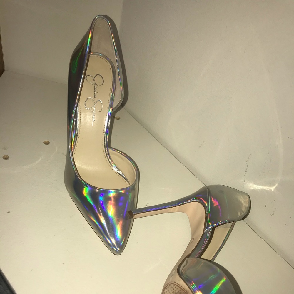 Jessica Simpson Iridescent D’orsay Pump